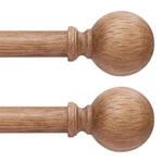2 Pack Wood Curtain Rods For Windows 48 To 84 Inch, 1 Boho Decorative Vinta New. Price: $57.54.