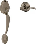 Schlage Camelot Front Entry Lower Handleset & Accent Lever FE285 619 Open. Price: $62.99.