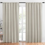 Panels Curtains 62 X 84 Thermal Insulated Rod Pocket Blackout Nicetown New. Price: $59.99.