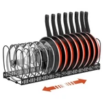 Housolution Pot Organizer Rack For Cabinet, Expandable Lid Organi... New. Price: $32.32.