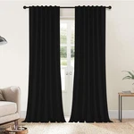 Lumiloom 100% Blackout Curtains 108 Inch Length 2 Panel Set New. Price: $46.00.