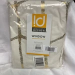 Intelligent Design Raina Metallic Print Grommet Top Single Panel 50X63 New. Price: $39.99.