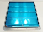 Ipower HIDAMP18 18" Aluminum Automatic Gravity Shutter Louver Vent, Silver New. Price: $49.95.