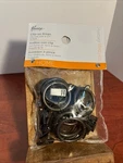 Kenney Clip-on Curtain Rings Brown 14-PACK Fits 5/8 & 3/4 Rods New. Price: $8.00.