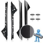 Mojioo 4 Pcs Carbon Fiber Windshield A-pillar Trim Molding Set Compatible Ford New. Price: $137.32.
