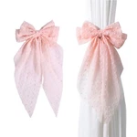 Bow Curtain Tiebacks, Yuelvoe 2PCS Beautiful Decoration Strap, Lace Rope New. Price: $22.04.