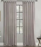 Archaeo Washed 100% Cotton Twist Tab Curtain, 52" X 95 Sar Rqz Pale Pink New. Price: $29.74.