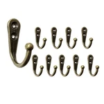 Mokife 12 Pack Coat Hooks Vintage Small Single Wall Metal Bronze New. Price: $11.94.