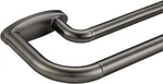 Double Curtain Rods Matte Brushed Grey,room 48-84", New. Price: $60.51.