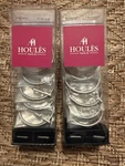 Houles Paris Acea Drapery Curtain Rings 28MM 1/8" 66219-32 Brshed Nkl New. Price: $15.00.