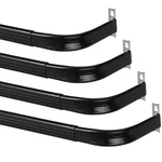 4 Packs Curtain Single Rods Bulk For Windows Adjustable Tension Door ... New. Price: $55.28.