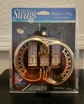 Sensational Swags Windsor C-ring Swagholder Holdback Graber Brass Finish 1 Pair New. Price: $18.00.