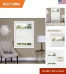 Cordless Cellular Pleated Window Shades - 35 Inch Width, 64 Length Whi... New. Price: $137.45.
