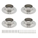 Ulifestar 4 Pcs Shower Curtain Rod Holder, Closet Diameter 25 Mm, Silver New. Price: $11.84.