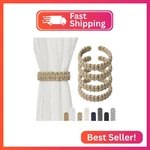 Niceec 4 Pack Natural Jute Rope Curtain Tiebacks Farmhouse Rustic Style Decorati New. Price: $15.16.