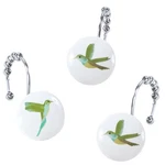 Flying Birds Shower Curtain Hooks, Rustproof Nature-inspired Decorative Showe... New. Price: $34.85.
