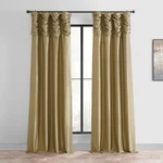 Hpd Half Price Drapes Ruched Faux Dupioni Silk Curtains 50 108 One Panel. Price: $29.99.
