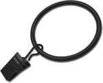 Pack Black Curtain Rings With Clips, 1.7 D Set Of 20, New. Price: $17.30.