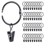36 Pack Openable Metal Curtain Rings With Clips, 1.22 Inch Interior Diameter,... New. Price: $18.31.