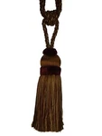 Belagio Fairville Dark Brick Sumac Sable Brown Decorative Drapery Tassel Tieback New. Price: $14.99.