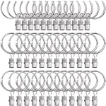 36 Pack Heavy Duty Nickel Plated Metal Curtain Rings With Clips Hooks Open Ri... New. Price: $18.42.