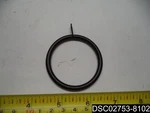 Qty= 14: Meriville Oil-rubbed Bronze 2" Id Metal Flat Curtain Rings W/eyelets Open. Price: $15.17.