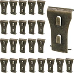 Biaungdo 24 Pcs Brick Wall Clips, Steel Hook Heavy Green Bronze New. Price: $13.56.