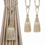 Bel Avenir Pack Curtain Tiebacks Tassel Drapery Tie-backs Rope A1221- Mixbeige Used. Price: $25.88.