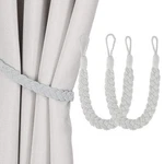 Home Queen Hand Braided Curtain Tieback, Buckle Holdback Drapery New. Price: $16.92.