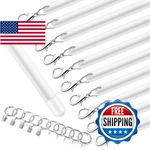 Shimeyao 10 Pack 36 Inch Acrylic Curtain Pull Wands Drapery Rod White Versa New. Price: $82.93.