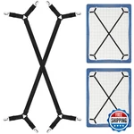 Chrorine Sheet Holder Straps Adjustable Fasteners Clips Keep Bedding New. Price: $10.29.