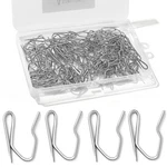 58 Pcs Metal Curtain Hooks, 1.2 Inch Nydotd Silver Rustproof Steel Plated Nic... New. Price: $11.79.