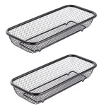 Byegou Kitchen Drawer Organizer, Stainless Steel Storage Container Black New. Price: $24.18.