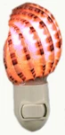 Seashell Night Nitelight Harpa 3" Nautical Gift Coastal Decor Beach New. Price: $15.99.