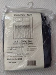 A.l. Ellis Stacey 56-BY-24 Inch Pair Tailored Tier Curtains, Navy, 56X24 New. Price: $12.99.