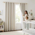 Nicetown Natural 100% Blackout Linen Curtains 84 Inch Long Burg For Living Room, New. Price: $16.99.