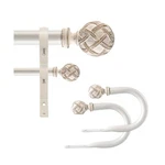 Ycolnaefllr 1 Inch Diameter Double Curtain Rod Set For Windows Heavy Duty Dou... New. Price: $72.89.