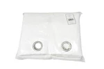 Exclusive Home Sateen Curtains Panels 52X108 Vanilla Grommet Window Drapes New. Price: $22.99.