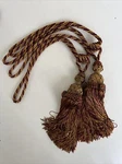 Handmade Curtain Window Rope Drapes Holdbacks Bedroom Ornament Used. Price: $29.00.