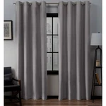 Exclusive Home Loha Linen Grommet Top Curtain Panel Pair, 54"X96", Dove Grey New. Price: $27.39.