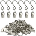 Stainless Steel Hooks Curtain Clips, 50 Pack Hanging Party Lights Ha... New. Price: $21.07.