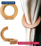 Nice Purchase 2 Pcs Wooden Curtain Tiebacks Holdbacks European Classic Retro Win New. Price: $19.48.