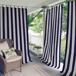 Elrene Home Fashions Highland Stripe Indoor/outdoor Curtain PANEL,50 Inches X 84 New. Price: $32.07.