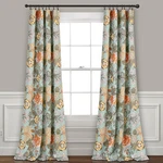 Lush Decor Sydney Light Filtering Window Curtain Panels Pair 52 X 108 Blue & New. Price: $98.49.