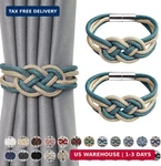 Niceec 2 Pack Strong Magnetic Curtain Tiebacks Upgrade Nordic Simple Style Drape New. Price: $19.00.