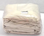 Lazzzy Beige Velvet Curtains 108" Thermal Insulated Drapes Panel 52" Cream New. Price: $59.99.