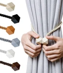 Naztur Magnetic Curtain Tiebacks- Upgrade 2022 With Thicker Twist Rope And New. Price: $11.97.