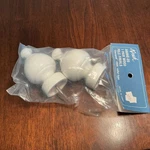 1 Set (2PCS) Kirsch Decorative Finials Fits 3/8" Pole Off White 5609E-25 New. Price: $14.00.