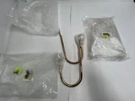 Qty 4 Increway Curtain Hook Holdback Round Metal Decorative Drapery Gold Open. Price: $20.97.