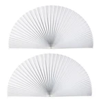 2 Pcs Arch Window Light Filtering Pleated Shade Blinds For Semi-circle W... New. Price: $37.62.